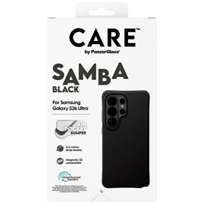 6. Etui CARE by PanzerGlass Samba Black Qi na Samsung Galaxy S26 Ultra - czarne