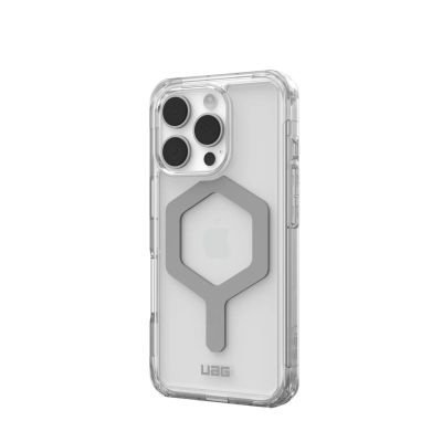 3. Urban Armor Gear Plyo pokrowiec na telefon komórkowy 16 cm (6.3") Srebrny, Przezroczysty