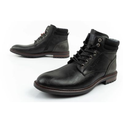 17. Wrangler George  buty męskie sztyblety trzewiki eleganckie modne czarne