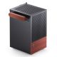 33. Obudowa Jonsbo T6, Mini-Tower, Mini-ITX, Tempered Glass, Holz - czarna