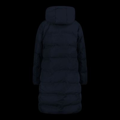 9. Płaszcz na zimę z kapturem damski CMP kurtka ocieplana wodoodporna czarna (34K0096/N950)