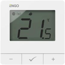 Regulator temperatury ENGO Controls E25-230W, 230V, biały, Internetowy, natynkowy ZigBee/868MHz