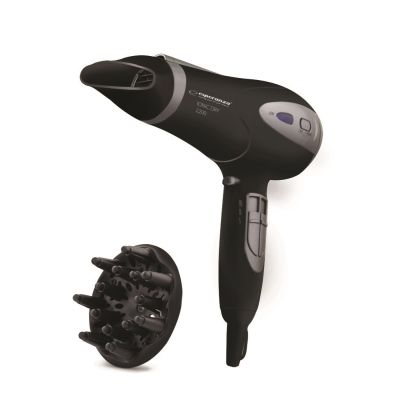6. Suszarka do włosów Esperanza Ionic Viven EBH005K (2200W; kolor czarny)