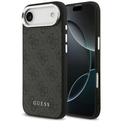 Etui Guess 4G Classic Logo MagSafe na iPhone 17 Air - czarne