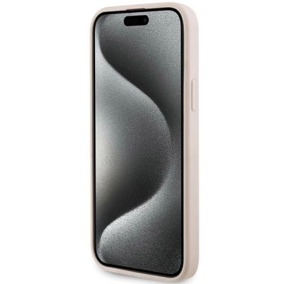 5. Etui Karl Lagerfeld Quilted K Pattern na iPhone 15 Plus / 14 Plus - różowe
