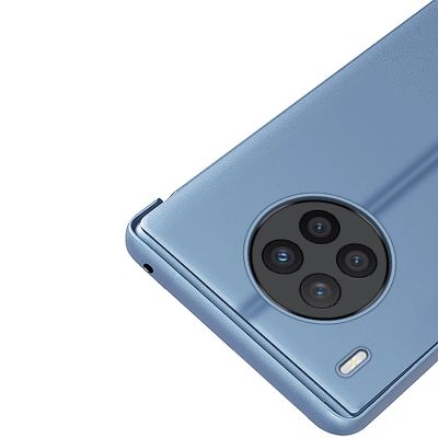 8. Clear View Case etui Huawei nova 8i pokrowiec z klapką czarne