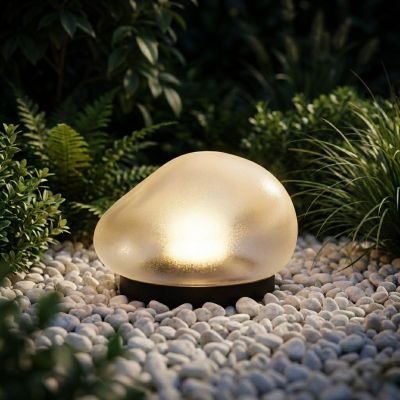 15. LAMPA SOLARNA KAMIEŃ 14X12.5X8.5/19CM