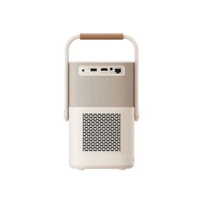 4. Projektor multimedialny Yaber T2 Plus LCD FullHD 1080p z głośnikami JBL - beżowy