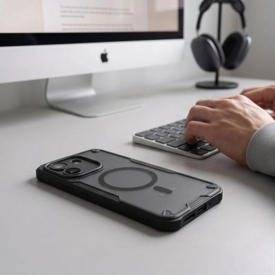 5. Etui Tech-Protect Rugged Shield MagSafe na Xiaomi Redmi Note 17 Pro Max 5G - czarne matowe