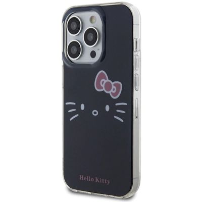 2. Etui Hello Kitty IML Kitty Face na iPhone 15 Pro - czarne