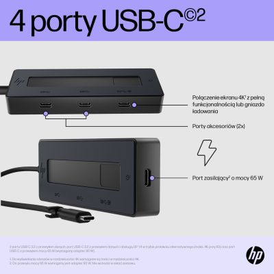 8. HP 4K USB-C Multiport Hub (EU)