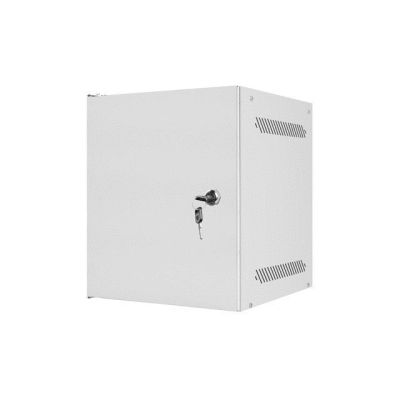 3. LANBERG SZAFA WISZĄCA RACK 10" 6U 280X310 SZARA, DRZWI METALOWE (FLAT PACK) WF10-2306-00S