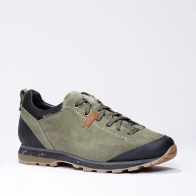 Aku buty trekkingowe męskie Bellamont Gore-tex wytrzymałe turystyczne jasno zielone