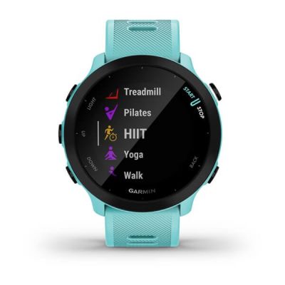 5. Zegarek Garmin Forerunner 55 42mm Turkusowy