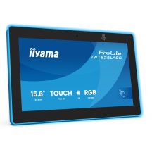 iiyama TW1625LASC-B3PNR wyświetlacz do sal konferencyjnych. 39,6 cm (15.6") 1920 x 1080 px LED Wi-Fi 6 (802.11ax), Wi-Fi 5 (802.11ac), Wi-Fi 4 (802.11n), 802.11g, 802.11a, 802.11b Czarny Bluetooth