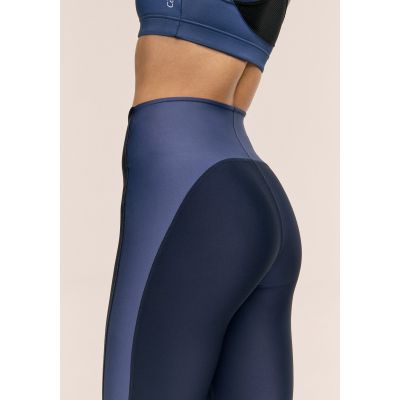2. Legginsy treningowe damskie CASALL Shaped Block High Waist Tights kolor granatowy