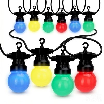 GIRLANDA OGRODOWA PARTY LIGHT 20LED G50 TIMER MOŻLIWOŚĆ ŁĄCZENIA KOLOR