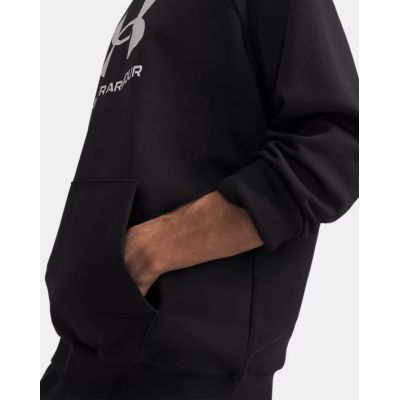 4. Bluza z kapturem Under Armour Rival Fleece Logo Hoodie - black/white