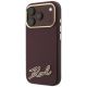 2. Etui Karl Lagerfeld Grained with Resin Signature Logo MagSafe na iPhone 18 Pro / 17 Pro - burgundowe
