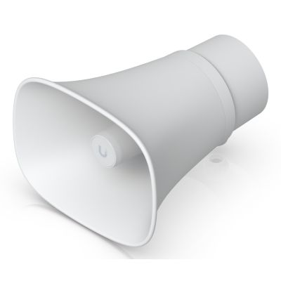 2. Zewnętrzny klakson Ubiquiti PoE 120 dB przeznaczony do pracy w każdych warunkach atmosferycznych