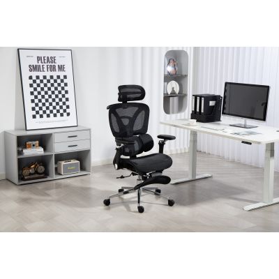 100. Activejet Fotel biurowy Ergonomiczny YK848 czarny
