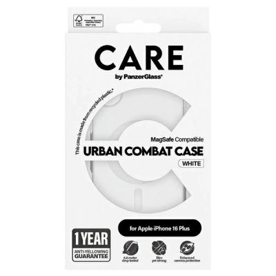4. CARE by PanzerGlass Flagship Case iPhone 16 Plus 6.7" biały/white MagSafe 1339