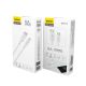 3. Kabel Dudao L2SM USB-A / micro USB 6A 1.2 m - biały