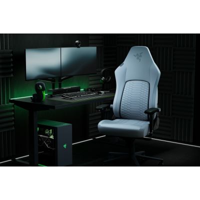 2. Razer Iskur V2 NewGen Fotel gamingowy Obite siedzisko Szary