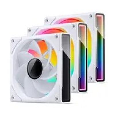 Wentylator Jonsbo ZK-120WR 3in1 - A-RGB, biały Reverse
