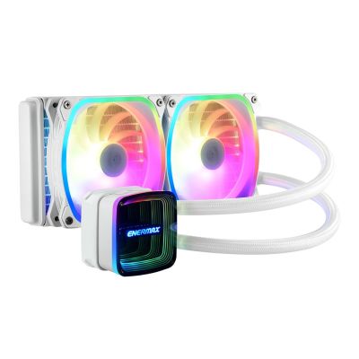 2. Enermax Cieczowy Chłodzenie Procesora Aquafusion ADV 240mm RGB Biały