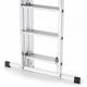 4. AWTOOLS Drabina aluminiowa 3x14 stopni 150kg adaptacja na schody