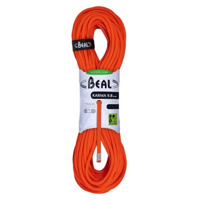 Lina karma 9,8mm 80m-solid orange BEAL