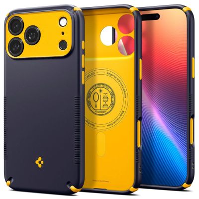 2. Etui Spigen Nano Pop MagSafe na iPhone 18 Pro / 17 Pro - niebieskie