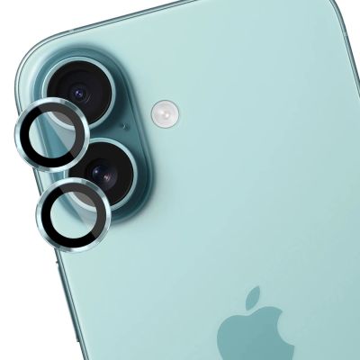 7. Szkło hartowane na obiektyw aparatu 3mk Lens Protection Pro do iPhone 17 - zielone
