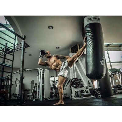 9. Worek bokserski - 140 White - 140 cm / 40 kg