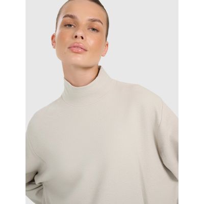 4. Bluza dresowa do jogi i pilatesu damska 4F 4FWAW25TFSWF589-12S