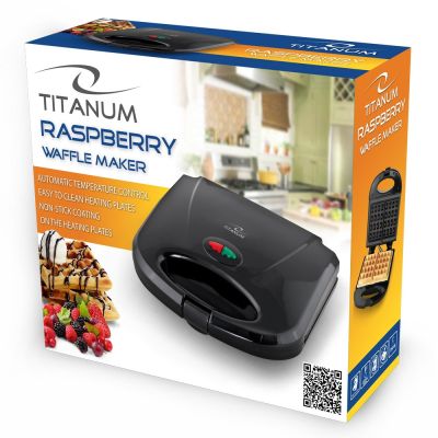 3. Gofrownica TITANUM Raspberry TKT003 (750W; kolor czarny)