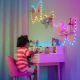 4. Twinkly Candies – 100 Lampki w kształcie pereł RGB LEDs, zielony przewód, USB-C