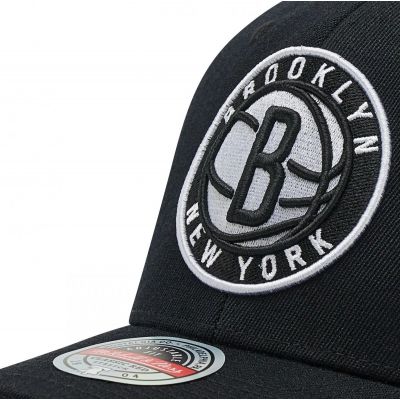 3. Czapka z daszkiem Mitchell & Ness NBA Brooklyn Nets NBA Team Ground 2.0 Stretch Snapback Nets HHSS3257-BNEYYPPPBLCK