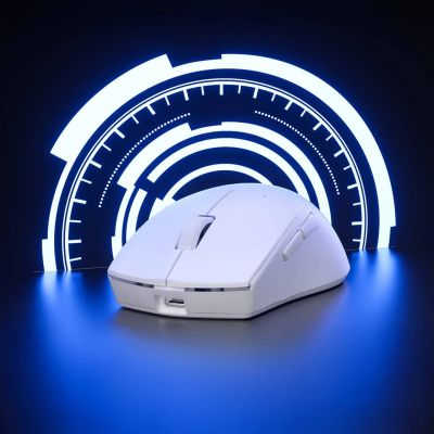 3. REDRAGON M918W & K1NG PRO MAX & Biały myszka RF Wireless + Bluetooth + USB Type-C