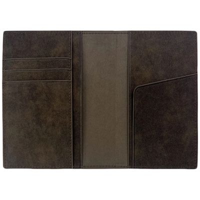 4. Etui Nimmy Raptor Wolf na paszport / portfel - brązowe
