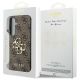 8. Etui Guess 4G Big Metal Logo na Samsung Galaxy S24 - brązowe
