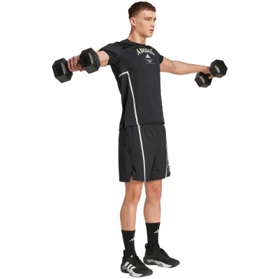 6. Koszulka męska adidas Designed for Training Legacy Heritage Tee czarna KA5284