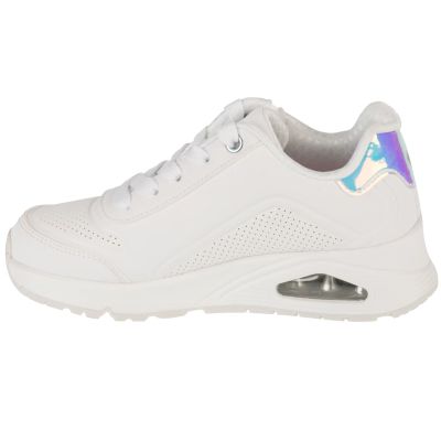 2. Skechers Uno Gen1 - Zip And Stride   310554L-WHT Białe 28