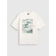 5. T-shirt z nadrukiem damski 4F 4FRSS26TTSHF3705-11S
