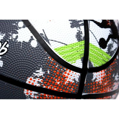 8. PIŁKA DO KOSZYKÓWKI ENERO SOLID R.7 SZARO-BIAŁA