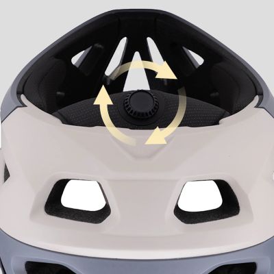13. Kask rowerowy fullface Wozinsky z odpinanym daszkiem 57-59 cm - czarny