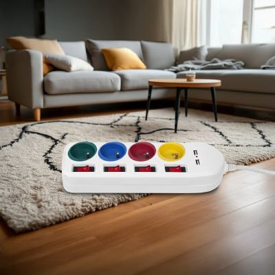 15. MACLEAN LISTWA ZASILAJĄCA 4 GNIAZDA 2XUSB MCE229W