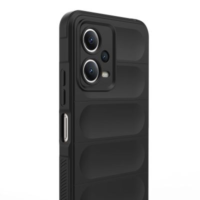 10. Magic Shield Case etui do Xiaomi Redmi Note 12 5G / Poco X5 5G elastyczny pancerny pokrowiec czarne
