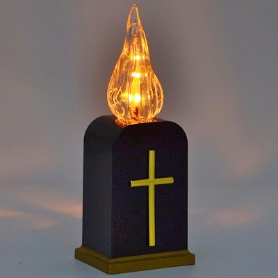 4. ŚWIECA LED NA BATERIE Z TIMEREM WKŁAD DO LATARNI 16CM